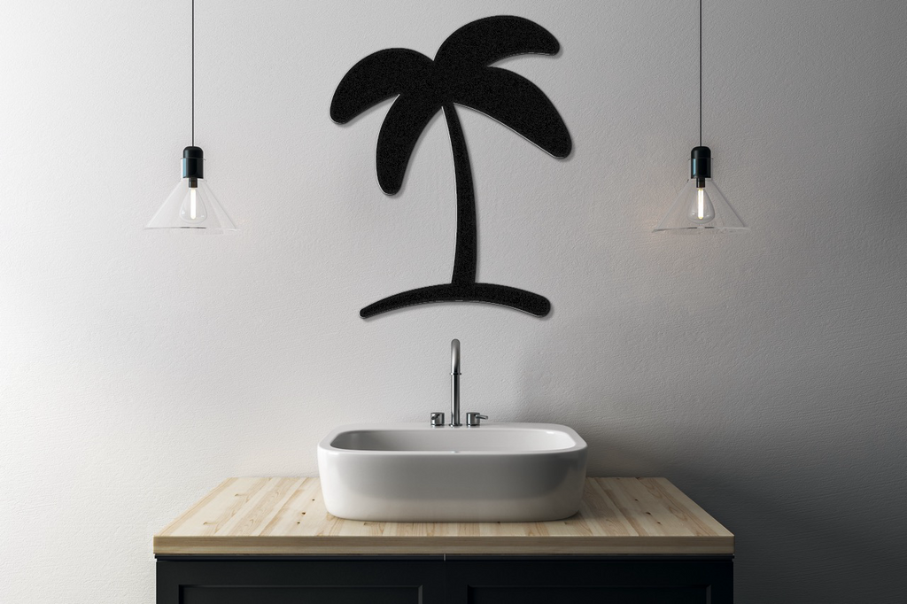 Palm Tree Metal Wall Art