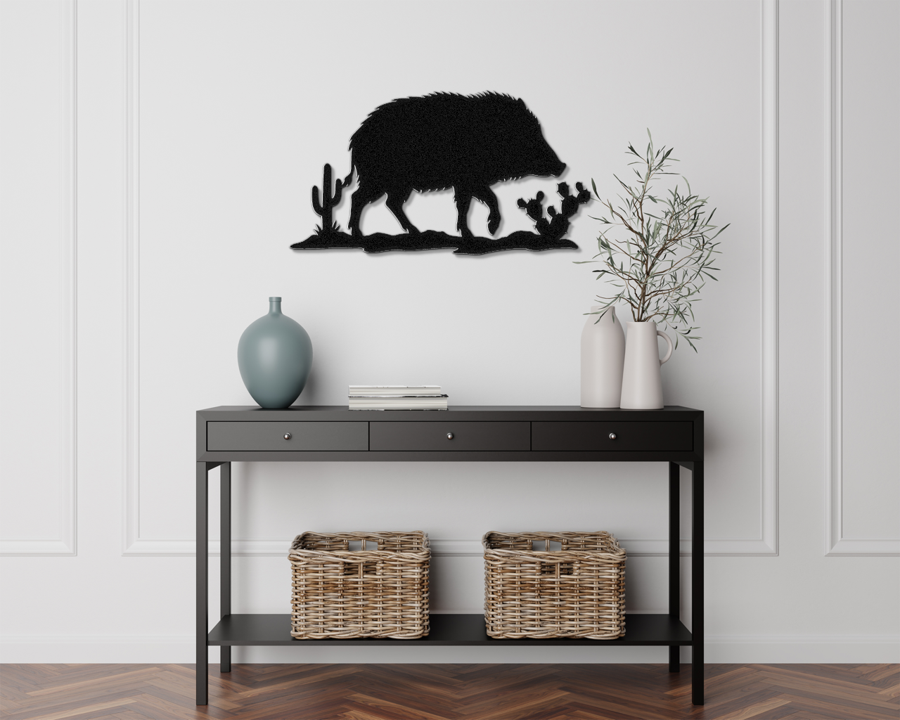 Javelina Metal Wall Art