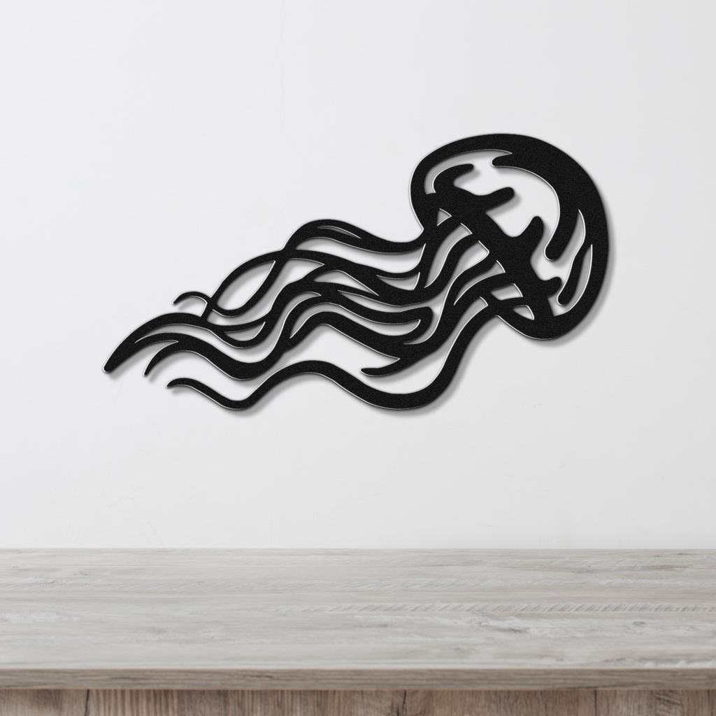 Jellyfish Metal Wall Art