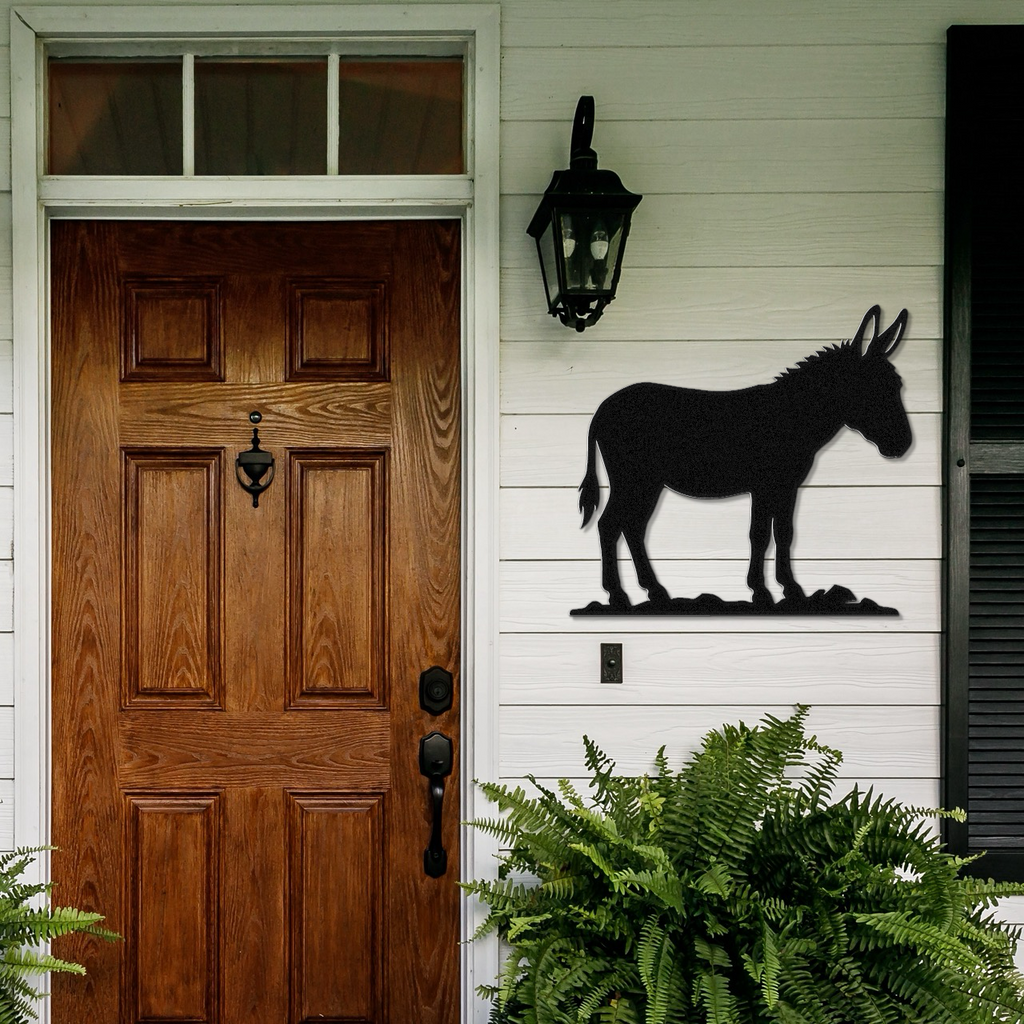 Burro Metal Wall Art