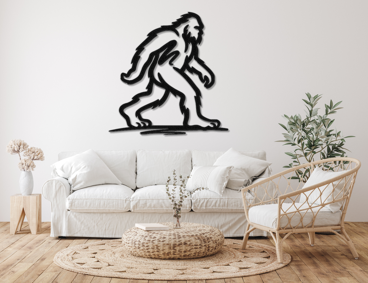 Bigfoot Metal Wall Art