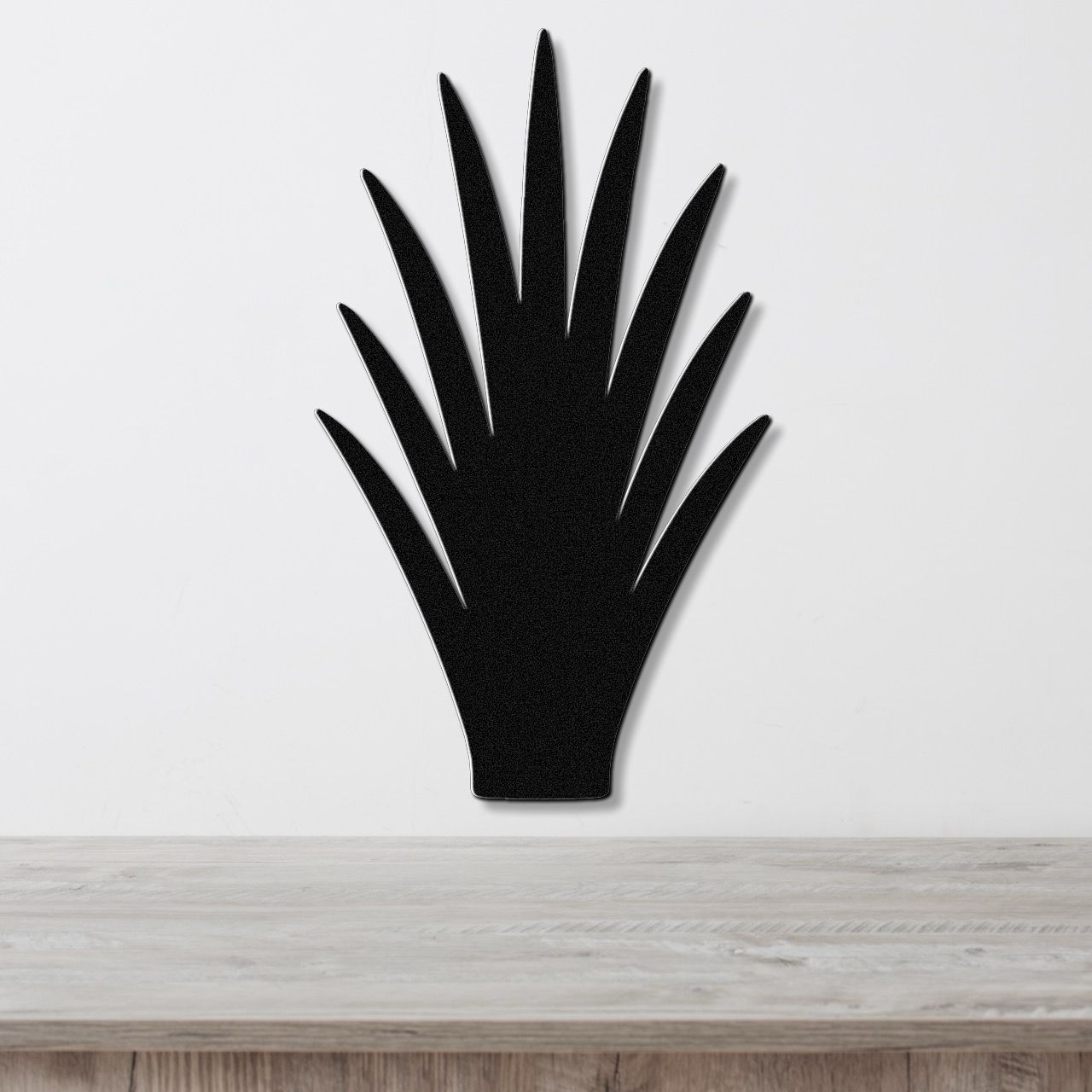 Abstract Desert Plant Metal Wall Art