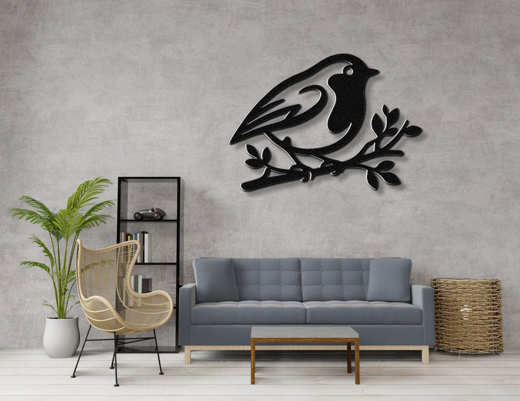 Robin Metal Wall Art