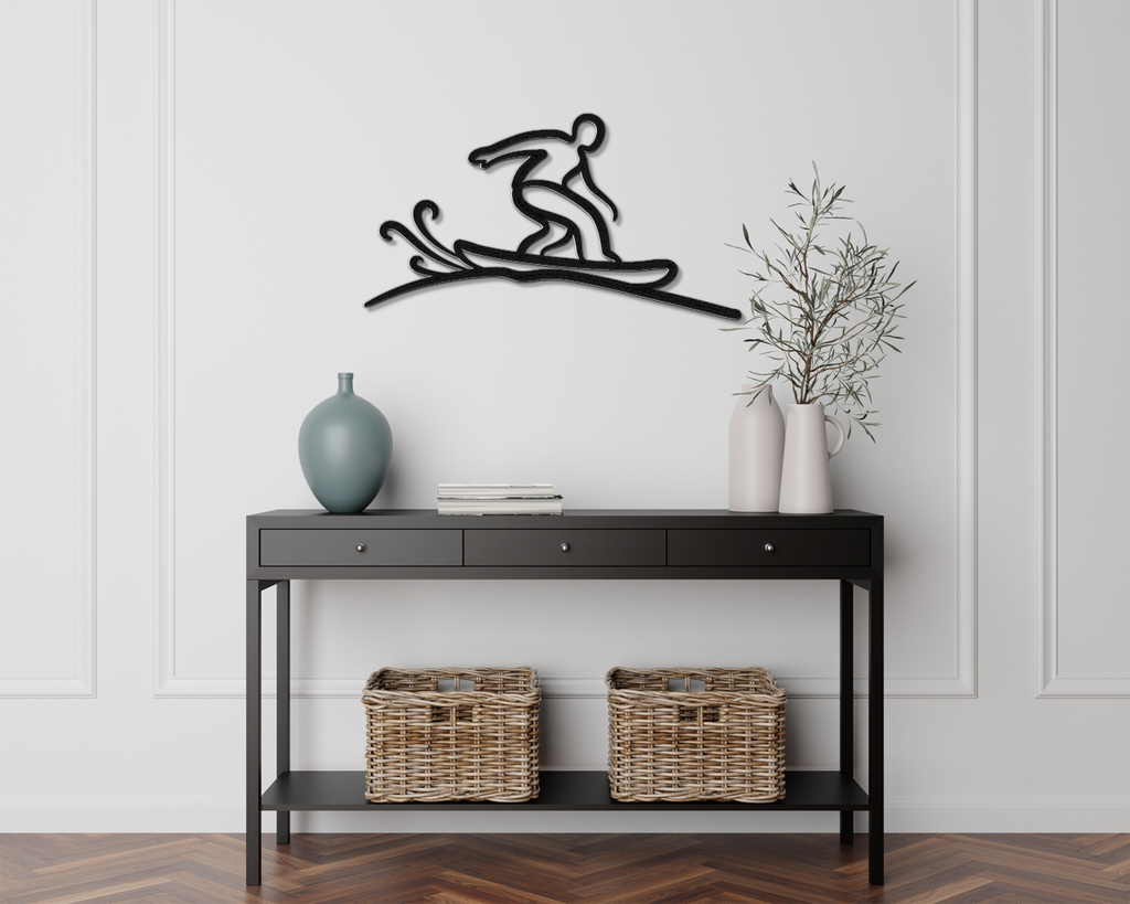 Snowboarding Metal Wall Art