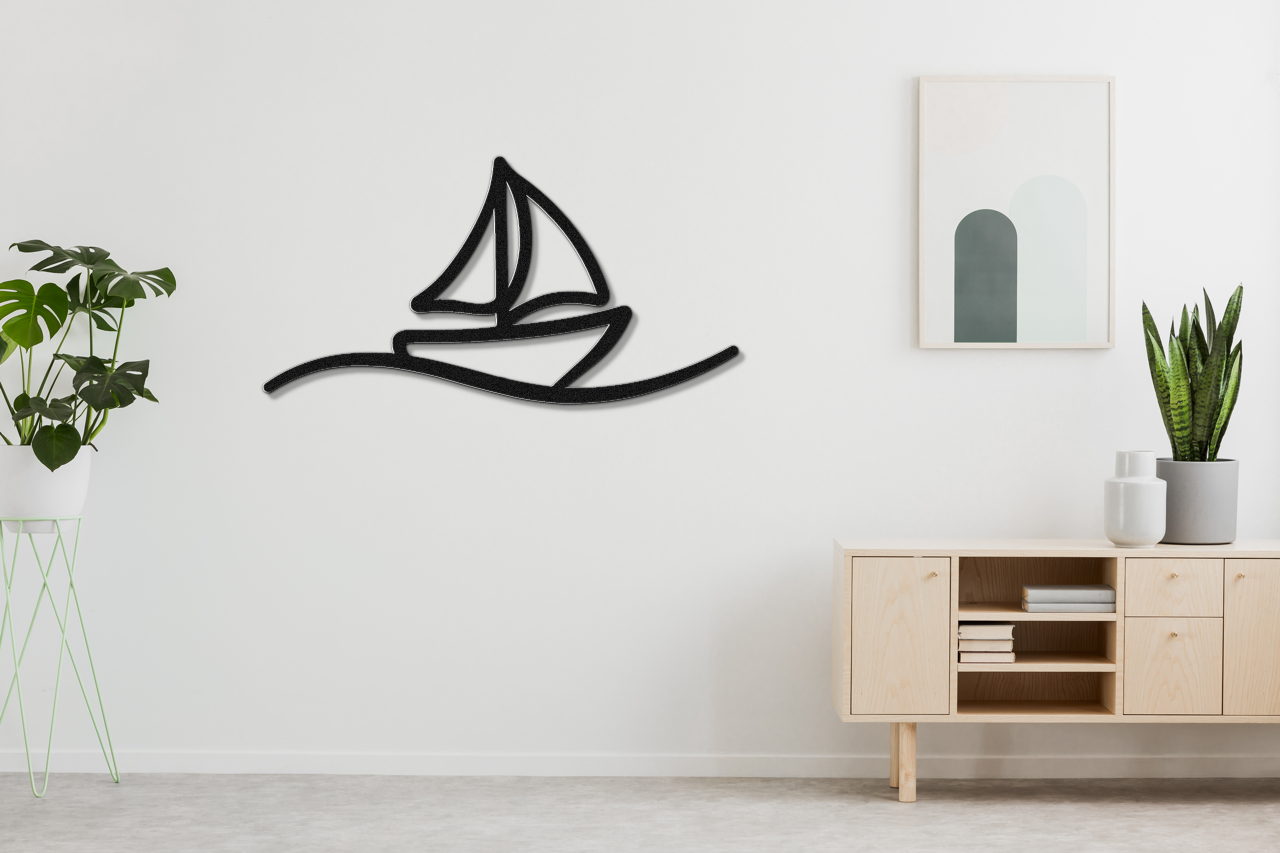 Sailboat Metal Wall Art