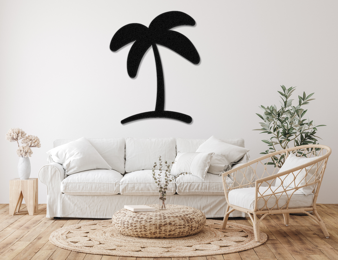 Palm Tree Metal Wall Art