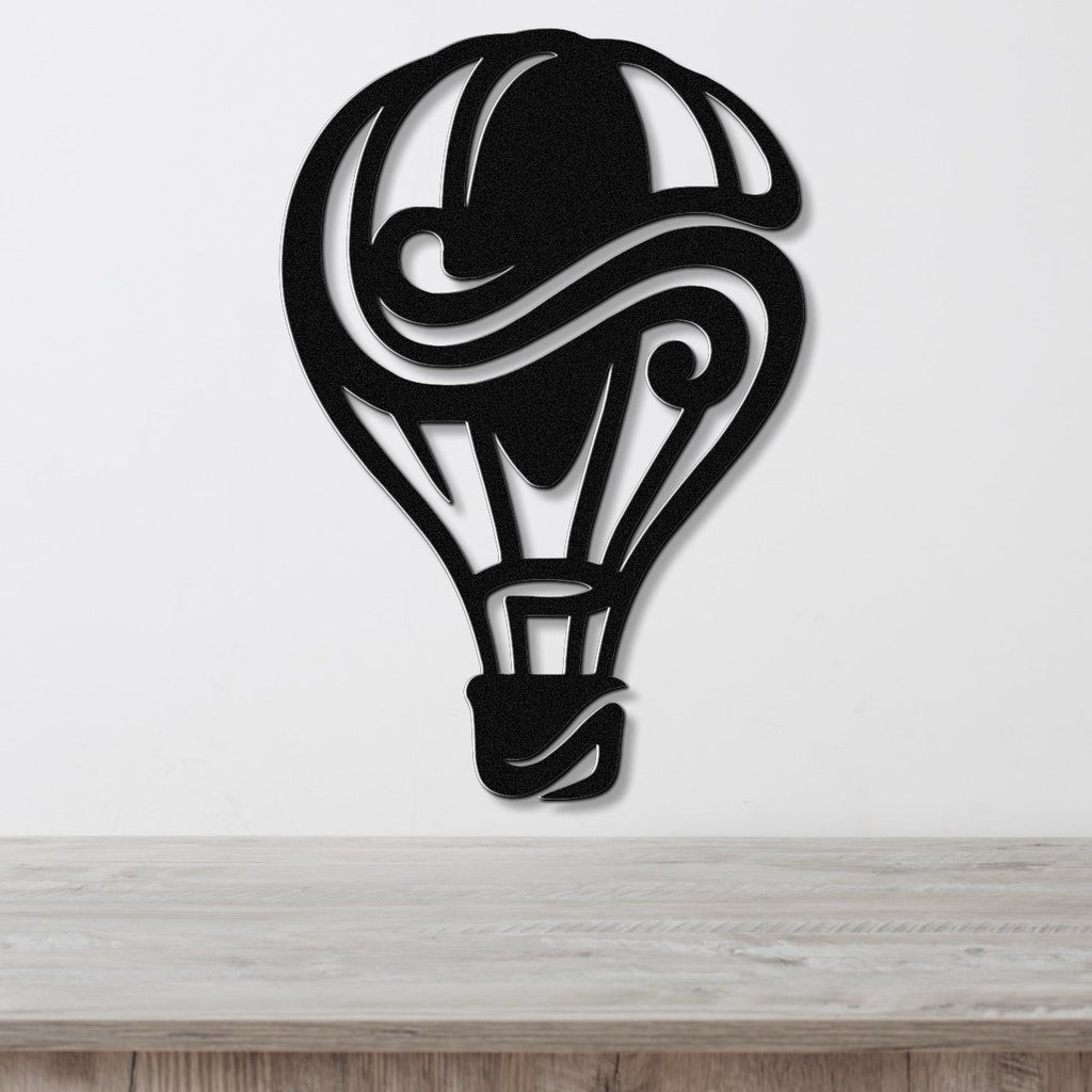 Hot Air Balloon Metal Wall Art