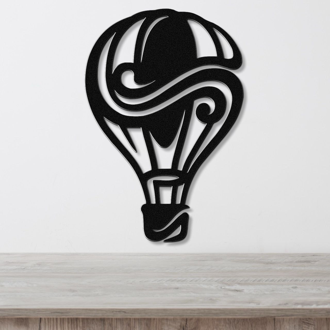 Hot Air Balloon Metal Wall Art
