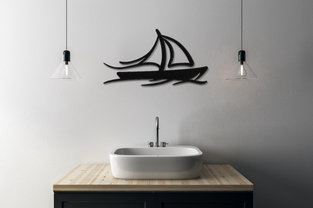 Sailboat Metal Wall Art
