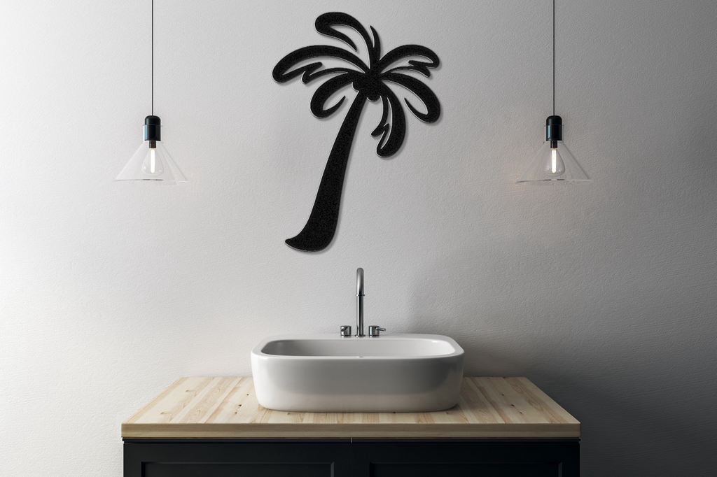 Palm Tree Metal Wall Art
