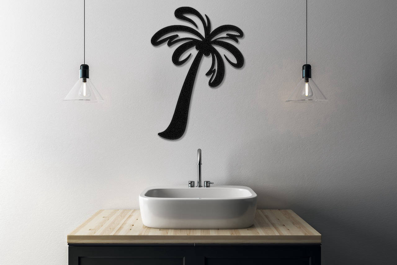 Palm Tree Metal Wall Art