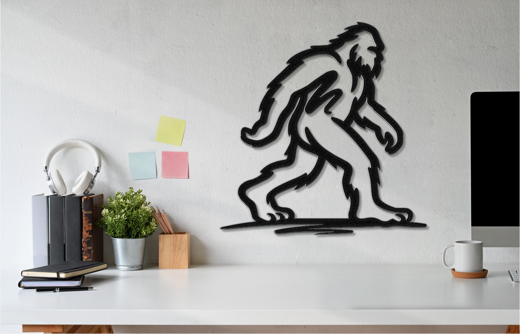 Bigfoot Metal Wall Art