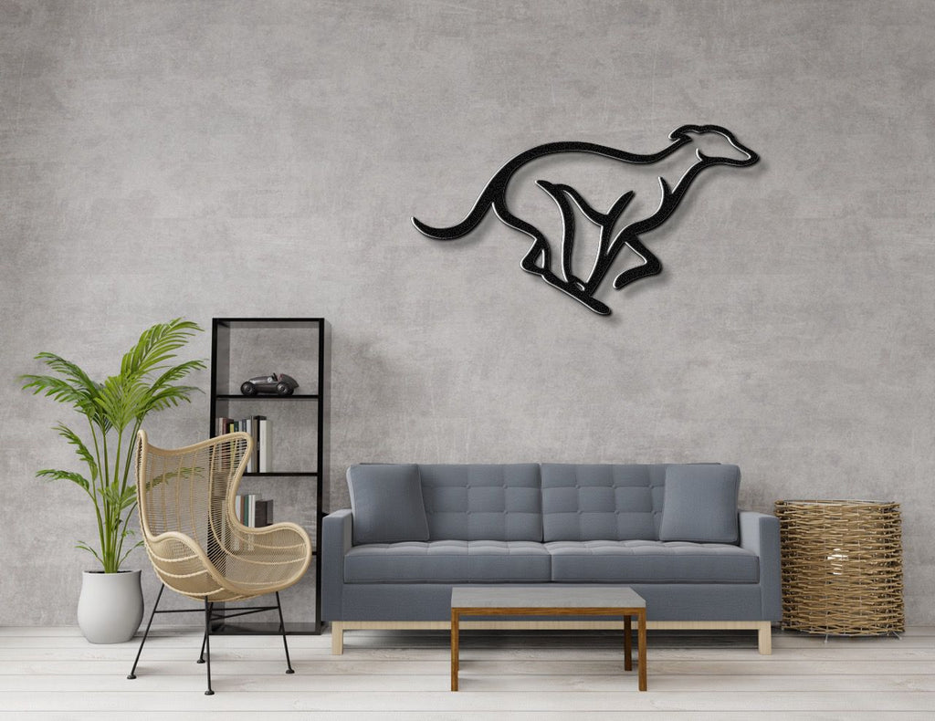 Greyhound Metal Wall Art
