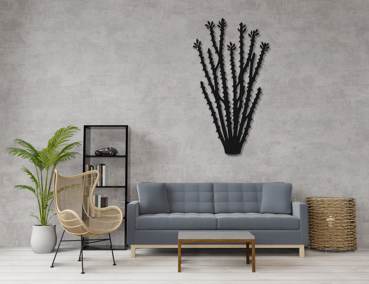 Ocotillo Metal Wall Art