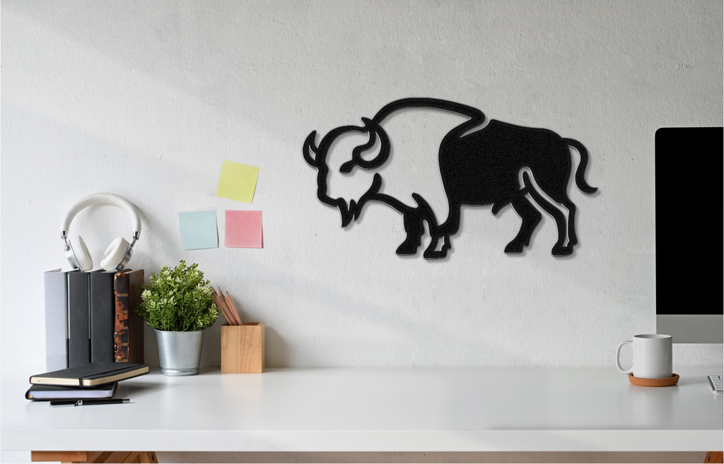 Buffalo Metal Wall Art