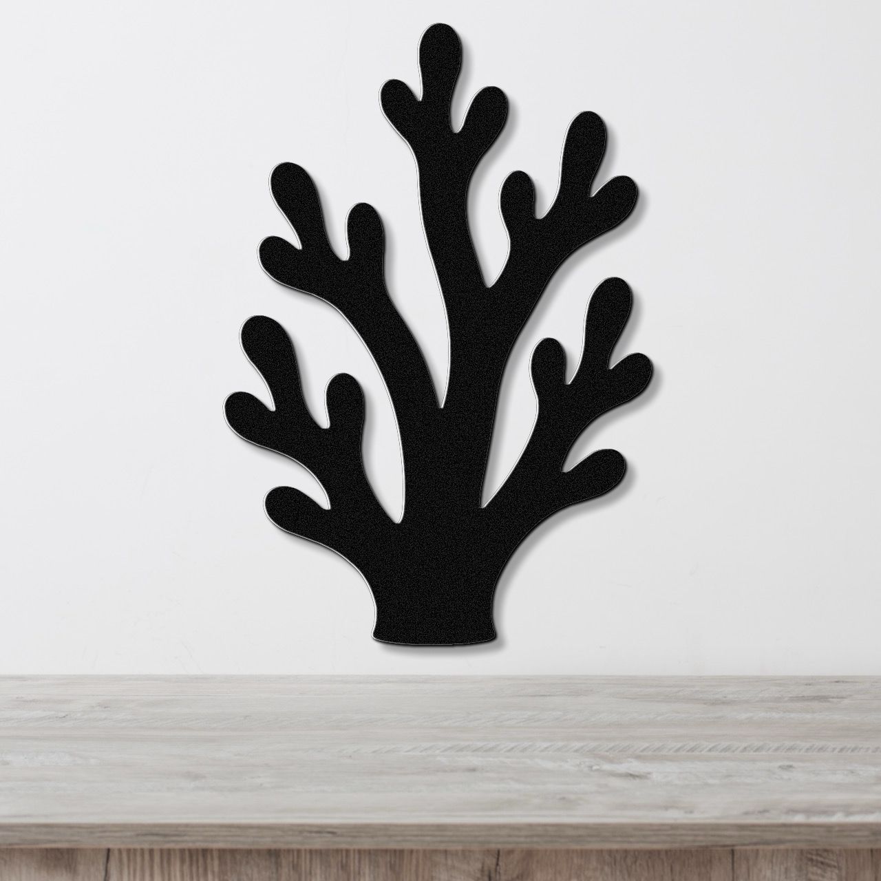Coral Metal Wall Art