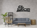 Train Metal Wall Art