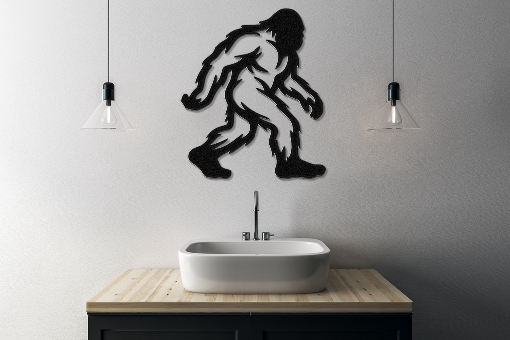 Bigfoot Metal Wall Art