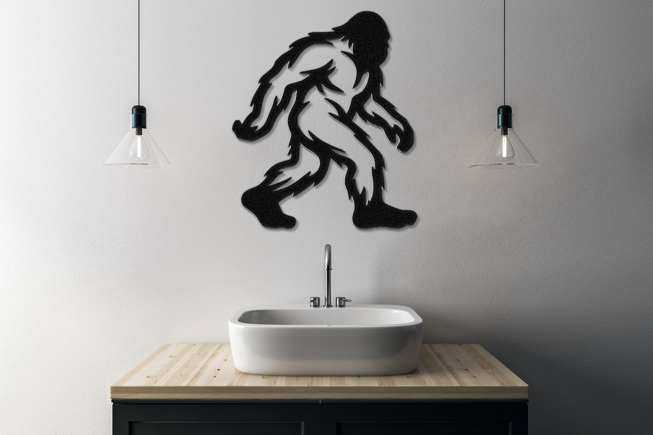 Bigfoot Metal Wall Art