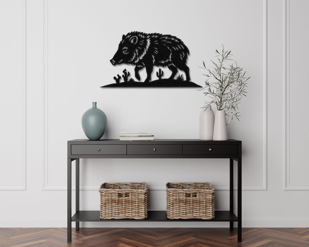 Javelina Metal Wall Art
