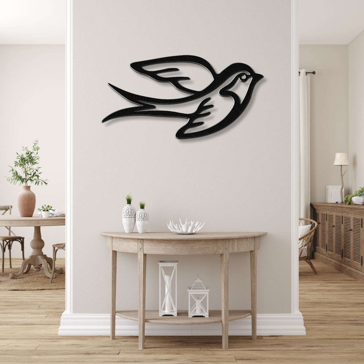 Swallow Bird Metal Wall Art