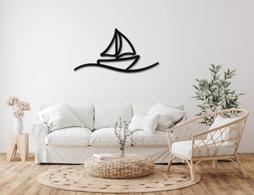 Sailboat Metal Wall Art