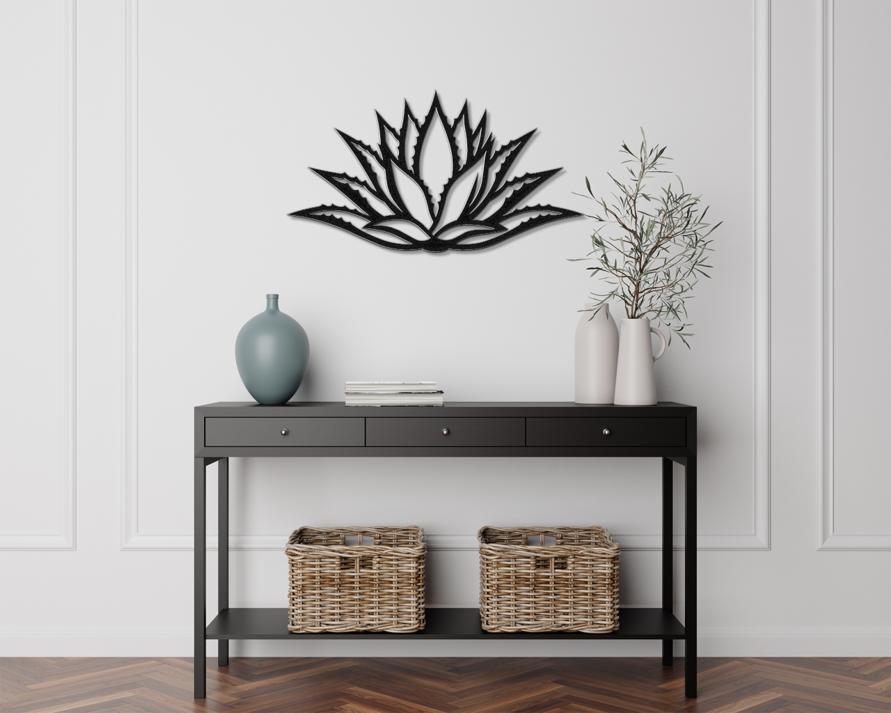 Agave Metal Wall Art