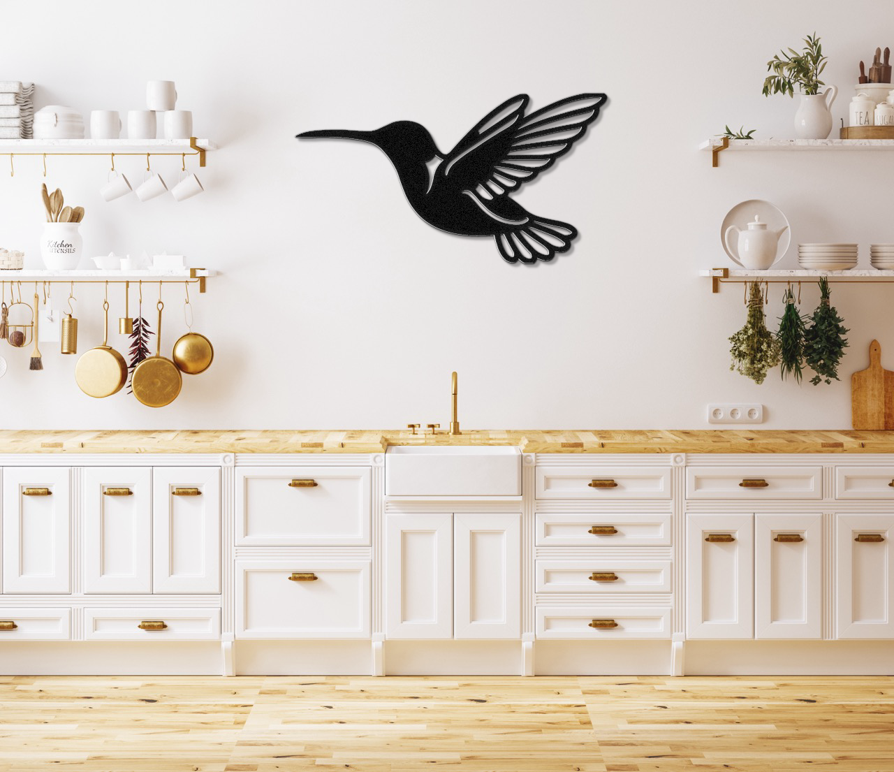 Hummingbird Metal Wall Art