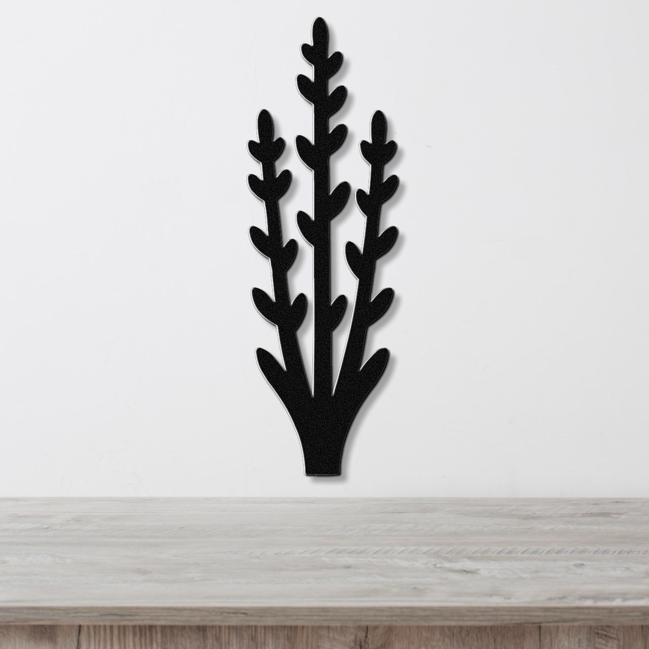 Abstract Desert Plant Metal Wall Art