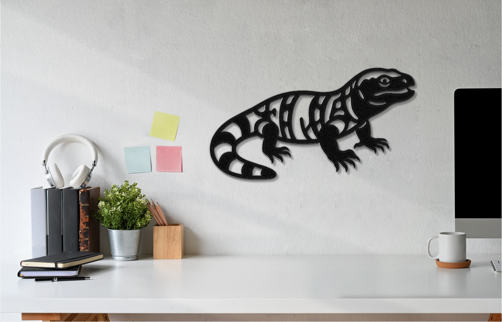 Gila Monster Metal Wall Art
