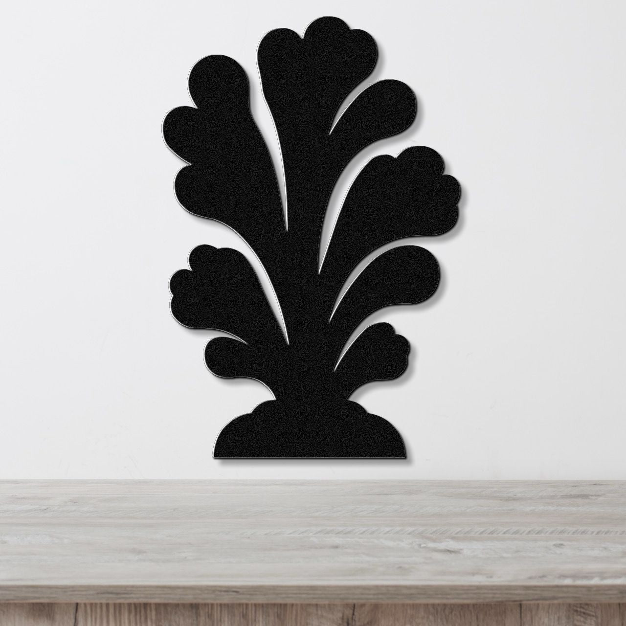 Coral Metal Wall Art