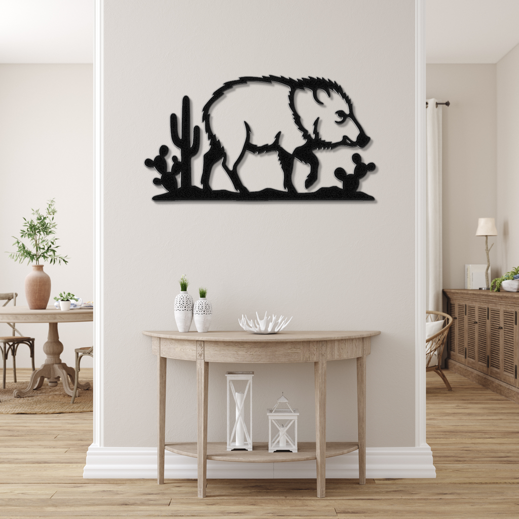 Javelina Metal Wall Art