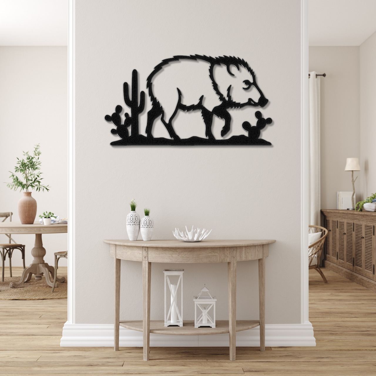 Javelina Metal Wall Art