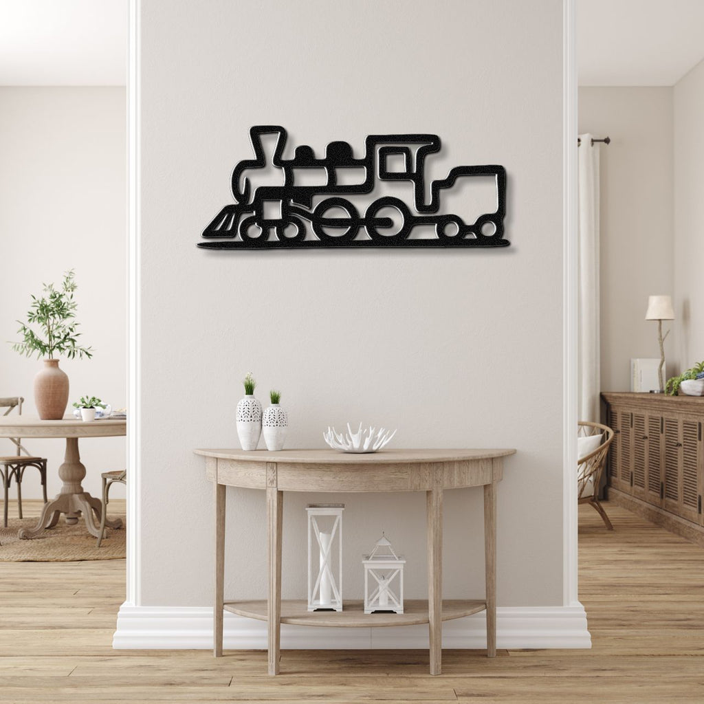 Train Metal Wall Art
