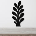 Abstract Botanical Sprig Metal Wall Art