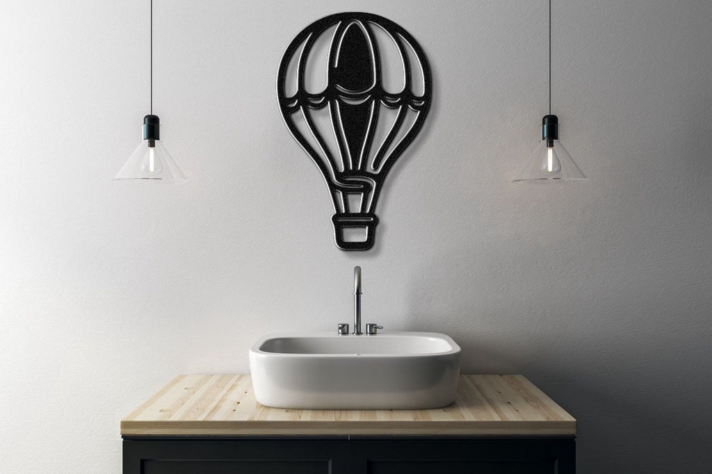 Hot Air Balloon Metal Wall Art