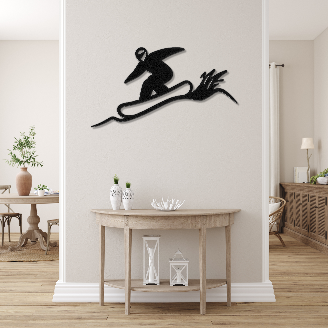 Snowboarding Metal Wall Art