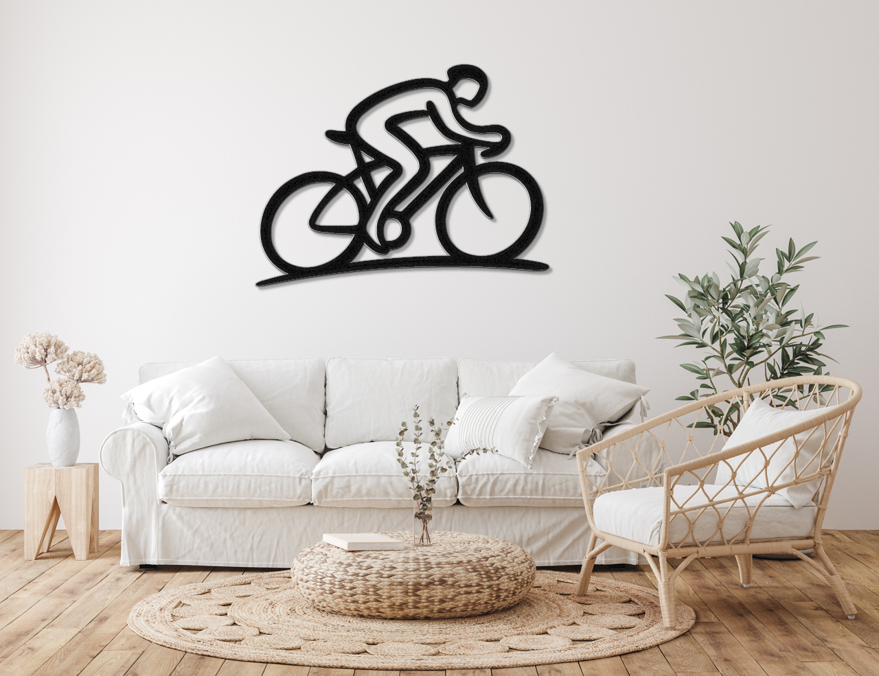 Cycling Metal Wall Art