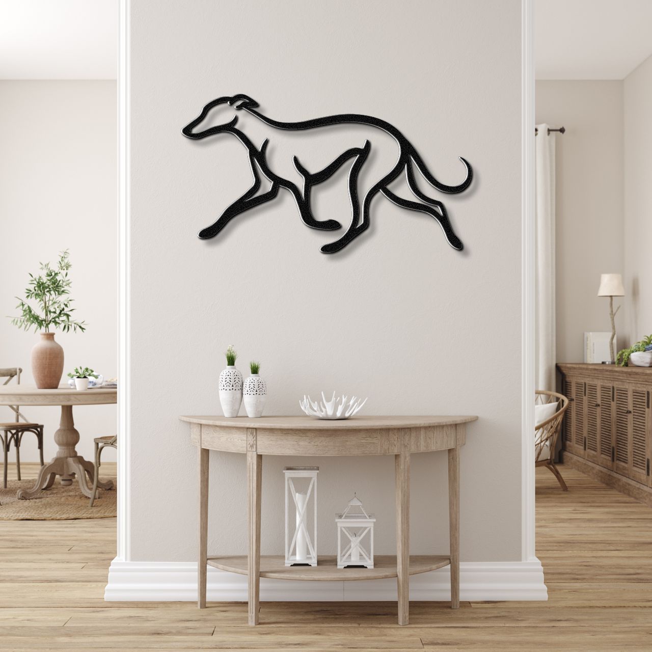 Greyhound Metal Wall Art