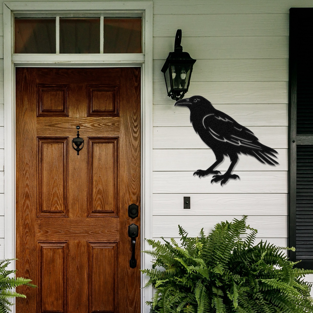 Raven Metal Wall Art
