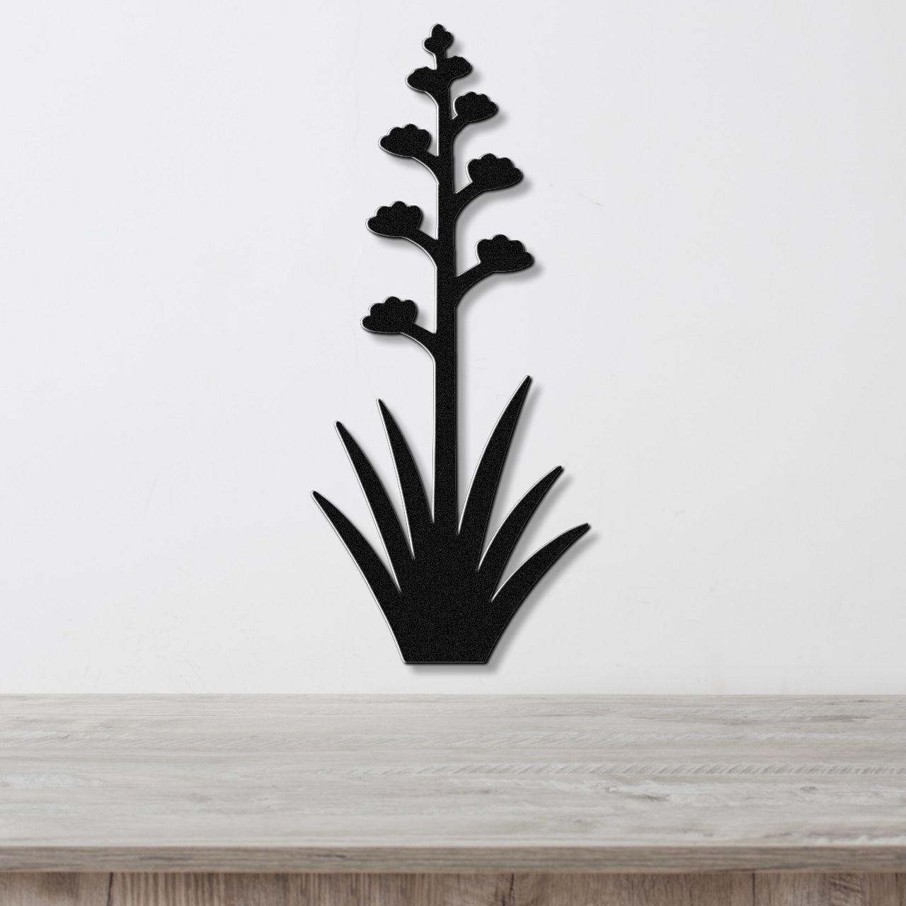 Blooming Agave Metal Wall Art