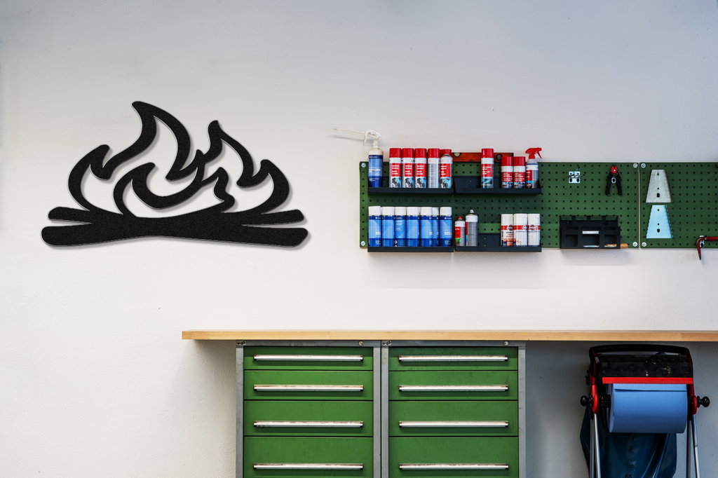 Campfire Metal Wall Art