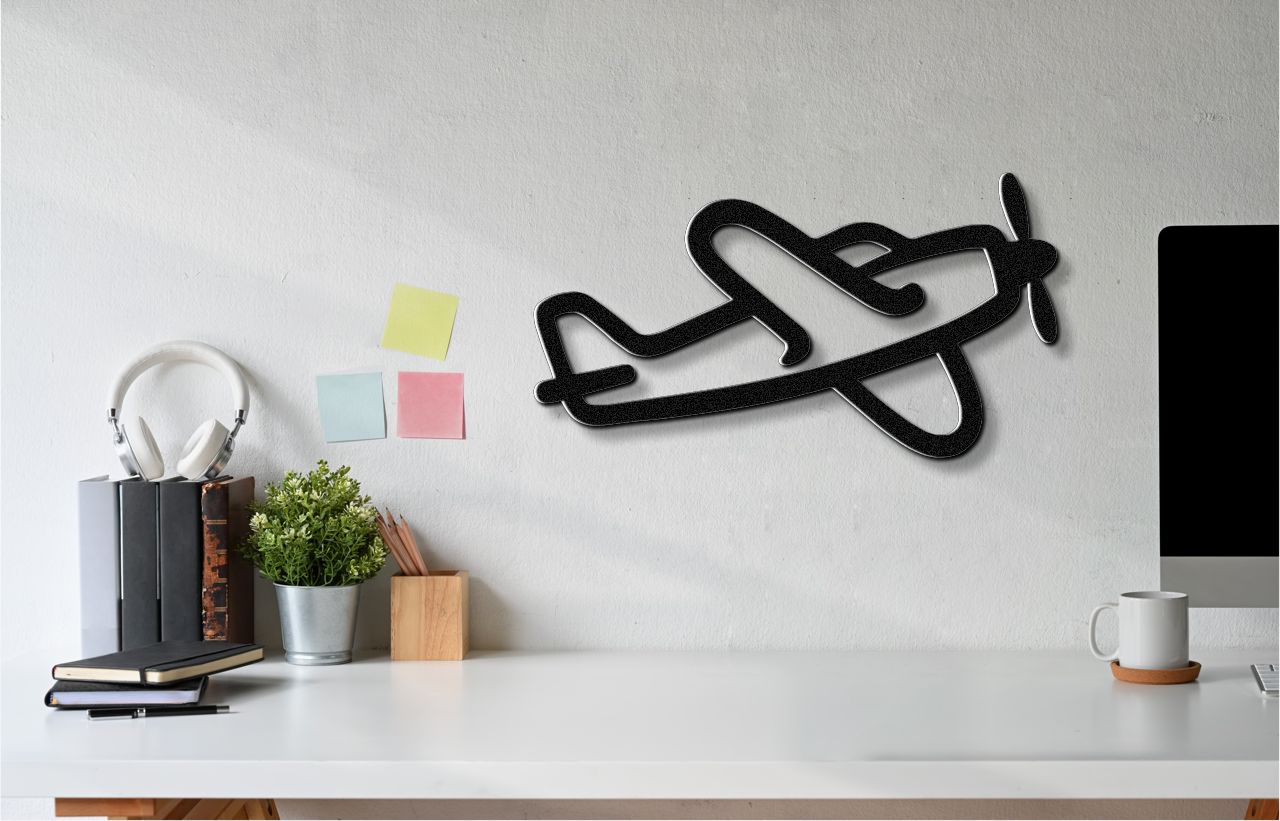 Airplane Metal Wall Art