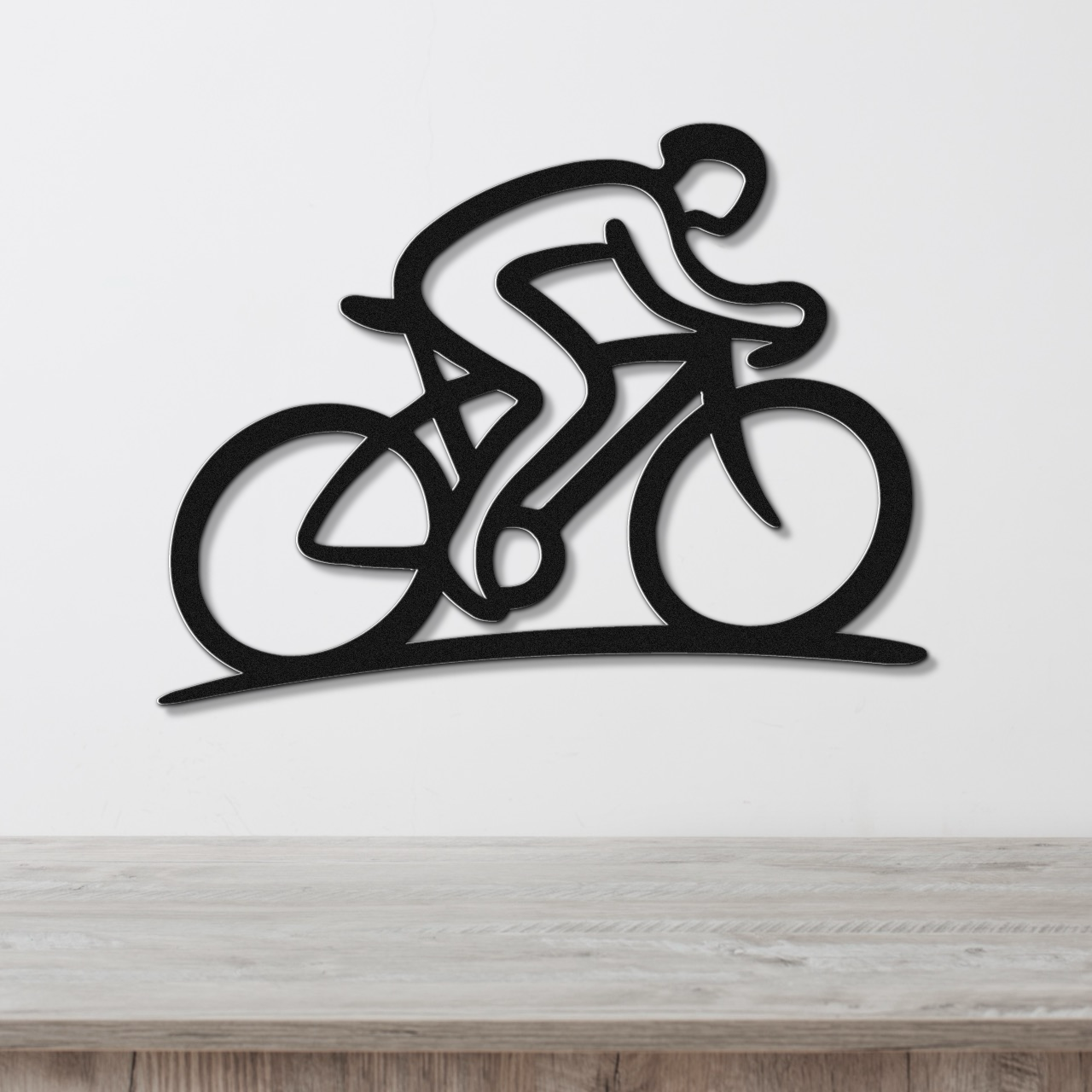 Cycling Metal Wall Art