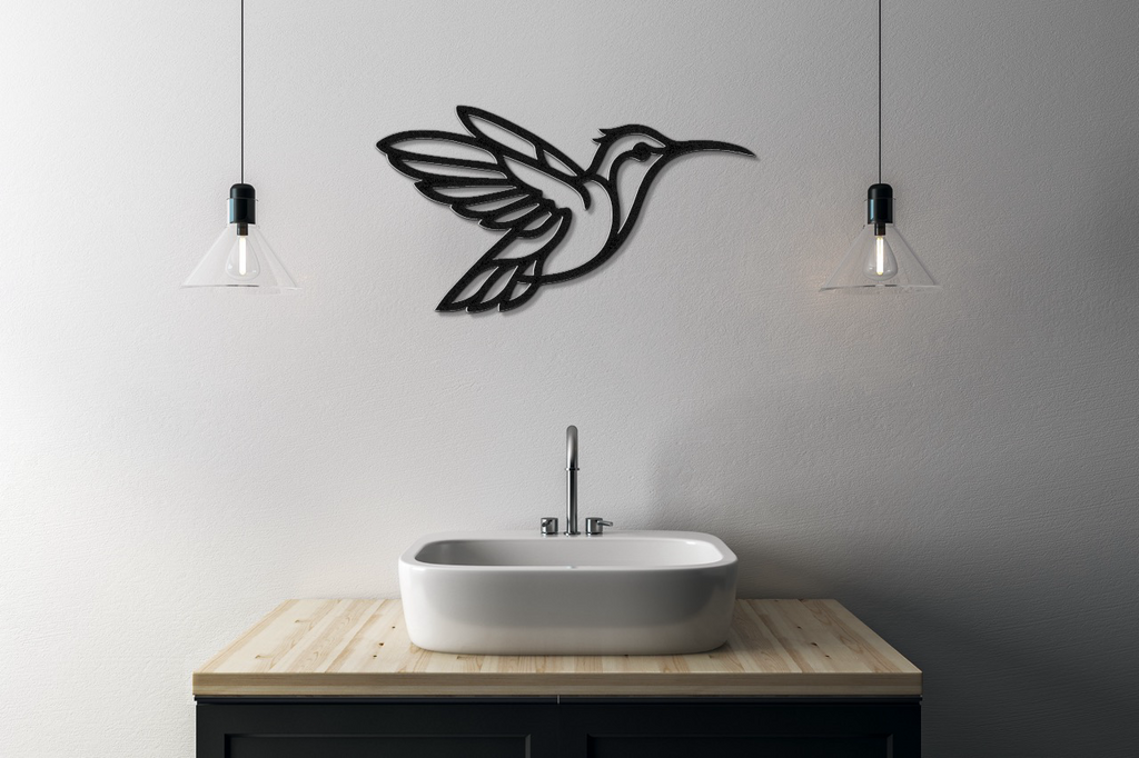 Hummingbird Metal Wall Art
