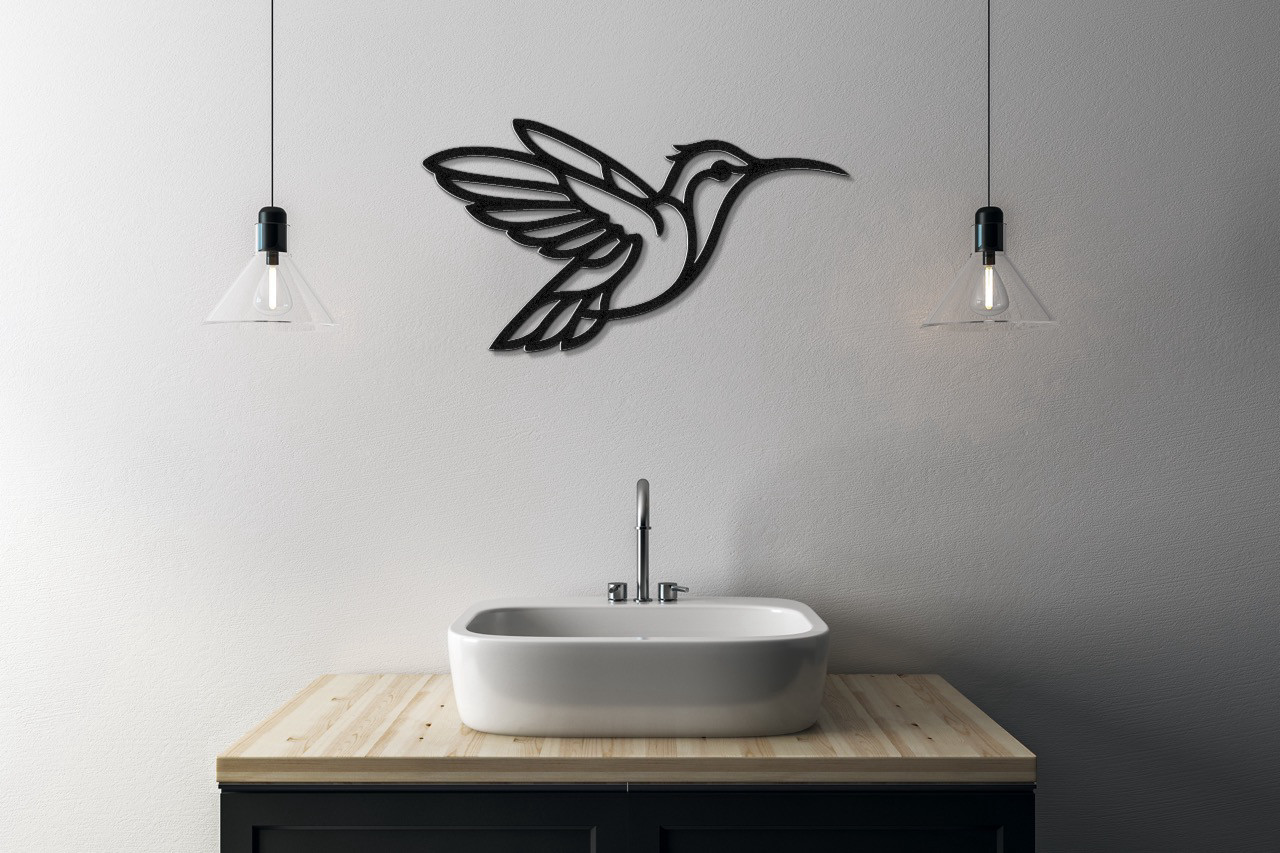 Hummingbird Metal Wall Art