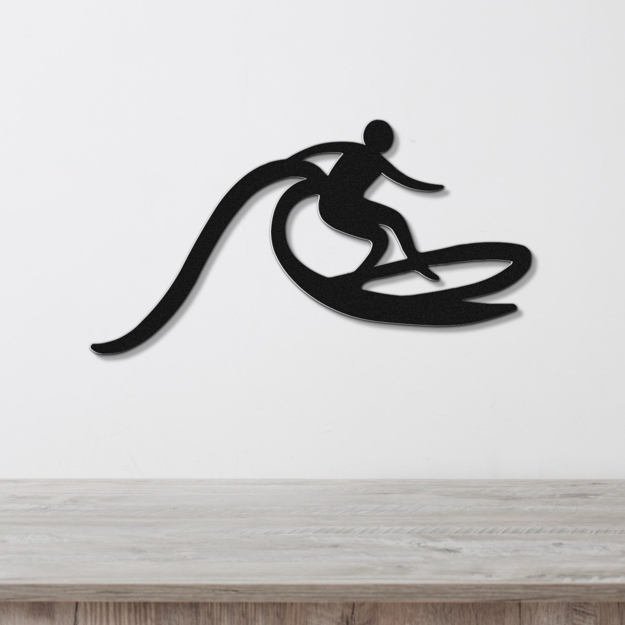 Surfer Metal Wall Art