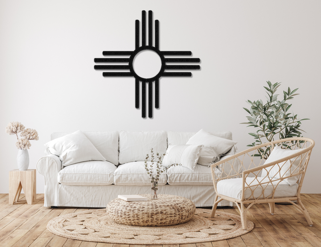 Zia Sun Symbol Metal Wall Art