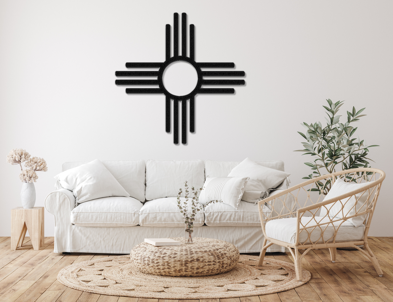 Zia Sun Symbol Metal Wall Art