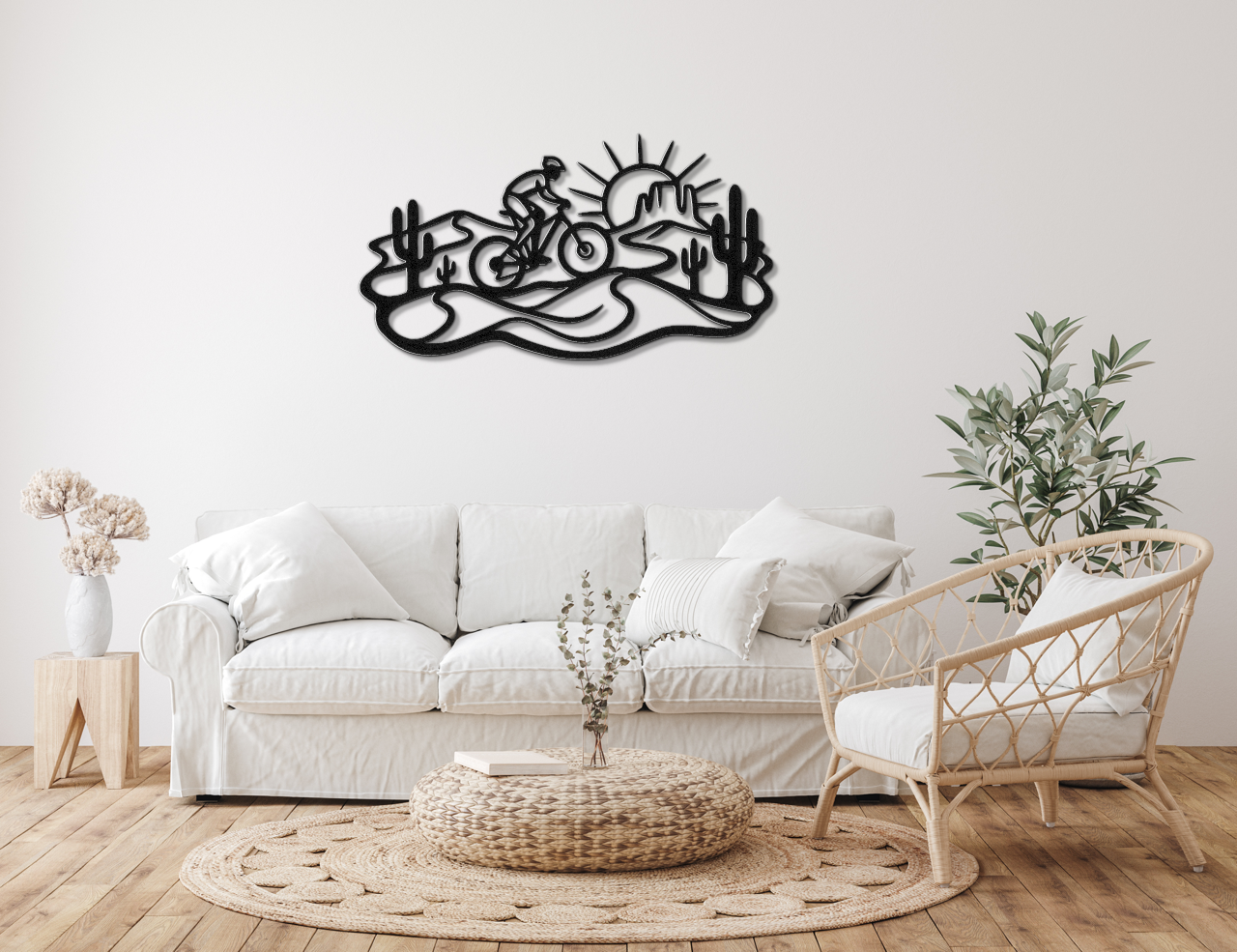 Arizona Cycling Metal Wall Art